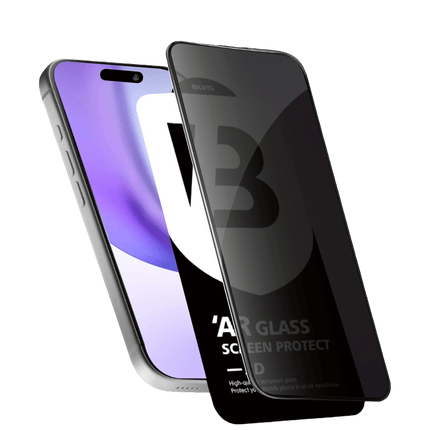 iPhone 17 Bilvis 5D Privacy Diamond Hayalet Cam Ekran Koruyucu 2