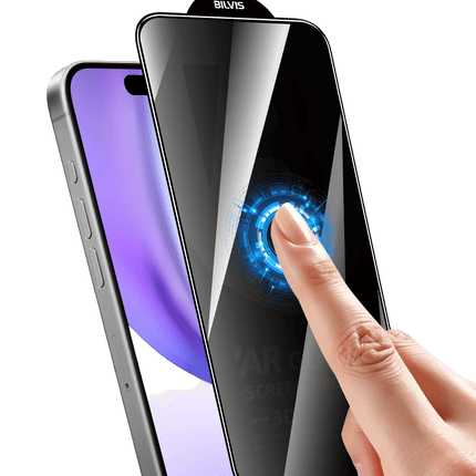 iPhone 17 Bilvis 5D Privacy Diamond Hayalet Cam Ekran Koruyucu 4