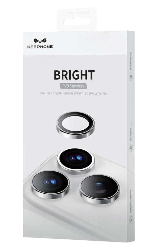 iPhone 17 Bright PVD Metal Kamera Lens - Siyah 5