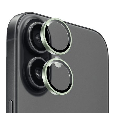 iPhone 17 Bright PVD Metal Kamera Lens - Yeşil