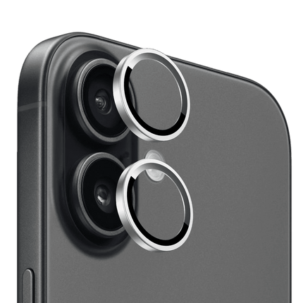 iPhone 17 Bright PVD Metal Kamera Lens - Gümüş
