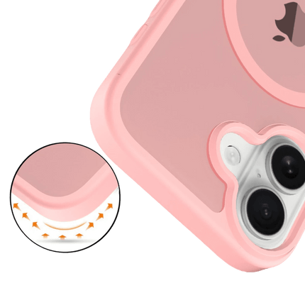 iPhone 17 Jota Magsafe Kapak Kılıf - Pudra 3