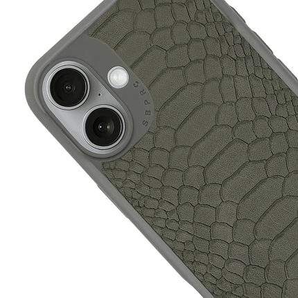 iPhone 17 Knight Deri Kapak Kılıf - Titan Gri 2
