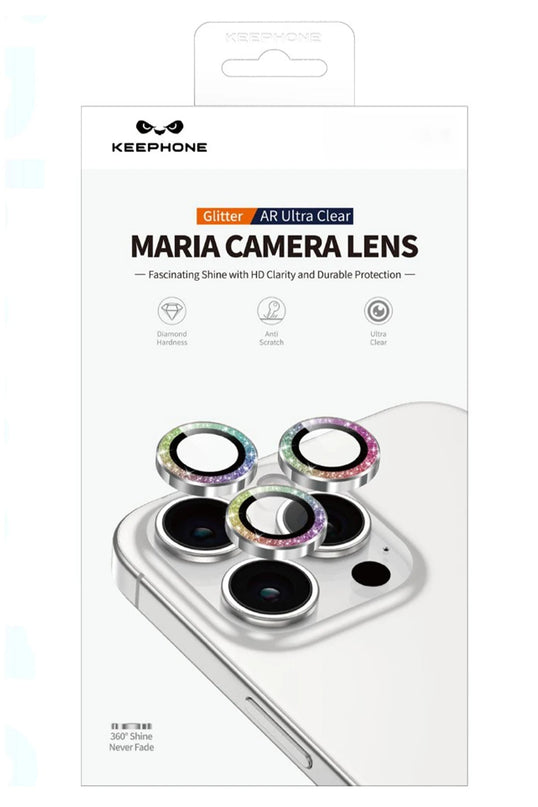 iPhone 17 Maria Simli Kamera Lens Koruyucu - Mor 5