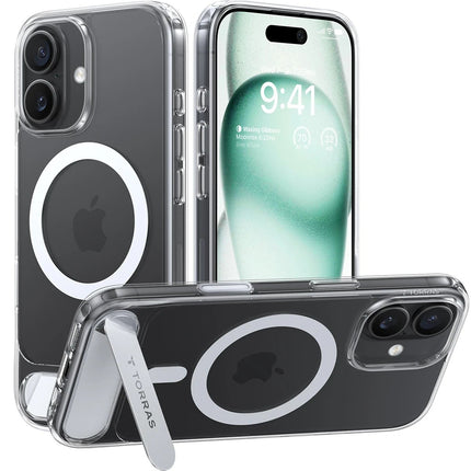 iPhone 17 P Stand Serisi Magsafe Kılıf - Şeffaf
