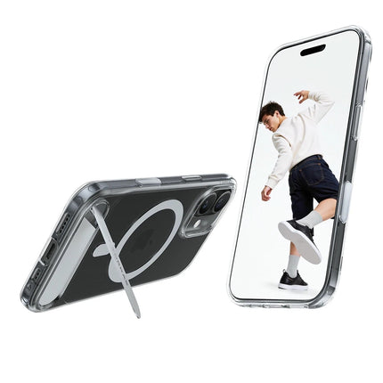 iPhone 17 P Stand Serisi Magsafe Kılıf - Şeffaf 2