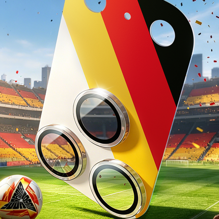 iPhone 17 Pro Camera Go World Cup Serisi Kamera Lens Koruyucu - Gri 5