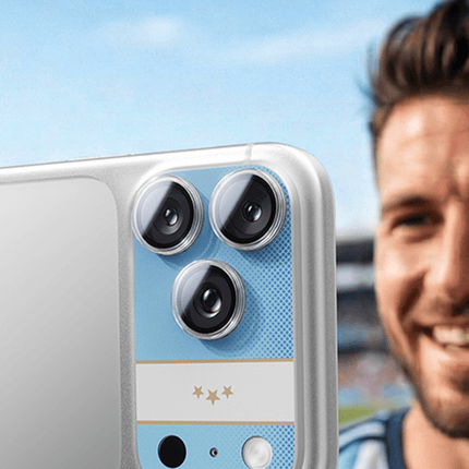 iPhone 17 Pro Camera Go World Cup Serisi Kamera Lens Koruyucu - Açık Mavi 5