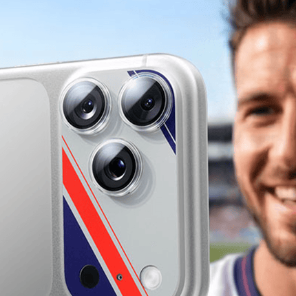 iPhone 17 Pro Camera Go World Cup Serisi Kamera Lens Koruyucu - Gümüş 4