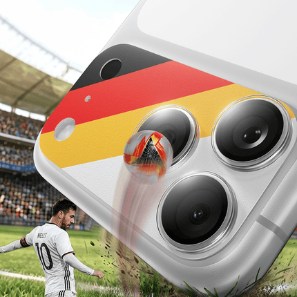 iPhone 17 Pro Camera Go World Cup Serisi Kamera Lens Koruyucu - Gri 4