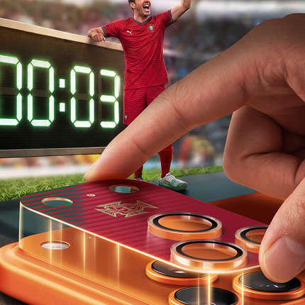 iPhone 17 Pro Camera Go World Cup Serisi Kamera Lens Koruyucu - Kırmızı 7