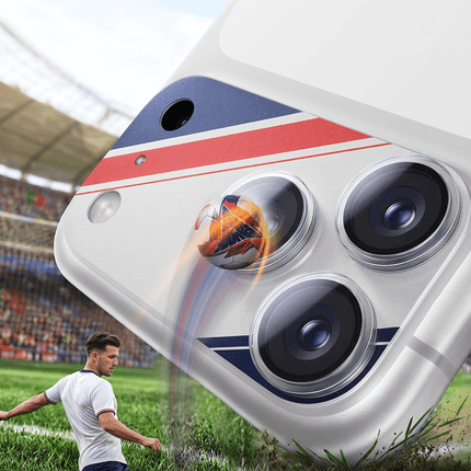 iPhone 17 Pro Camera Go World Cup Serisi Kamera Lens Koruyucu - Gümüş 5