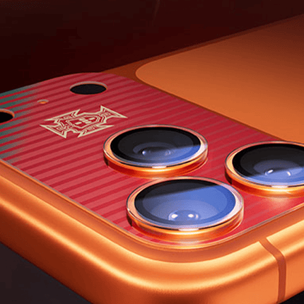 iPhone 17 Pro Camera Go World Cup Serisi Kamera Lens Koruyucu - Kırmızı 3