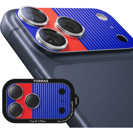iPhone 17 Pro Camera Go World Cup Serisi Kamera Lens Koruyucu - Lacivert