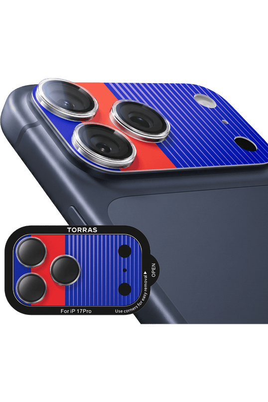 iPhone 17 Pro Camera Go World Cup Serisi Kamera Lens Koruyucu - Lacivert