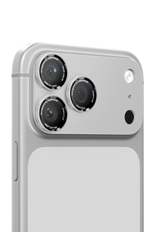 iPhone 17 Pro Max Axion Kamera Lens Koruyucu - Gümüş