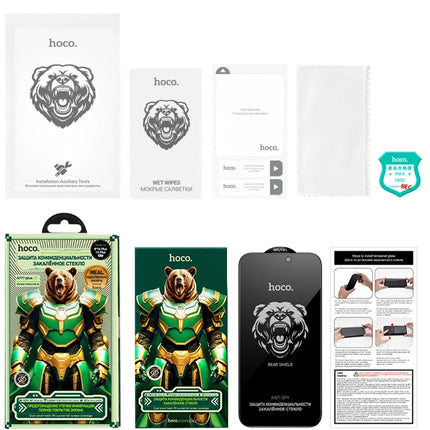 iPhone 17 Pro Max Bear Shield Hayalet Cam Ekran Koruyucu 9