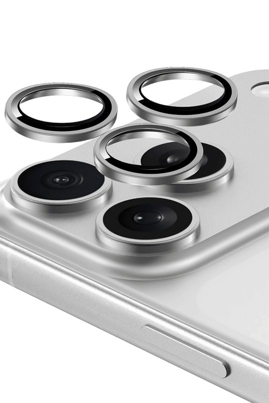 iPhone 17 Pro Max Bright PVD Metal Kamera Lens - Natural Grey