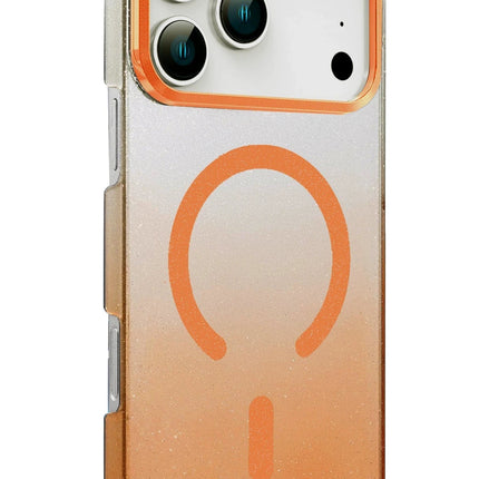 iPhone 17 Pro Max Glossy Magsafe Kapak Kılıf - Turuncu 3
