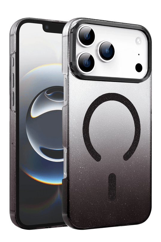 iPhone 17 Pro Max Glossy Magsafe Kapak Kılıf - Siyah
