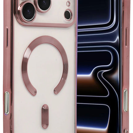 iPhone 17 Pro Max Kross Magneticsafe Kapak Kılıf - Rose