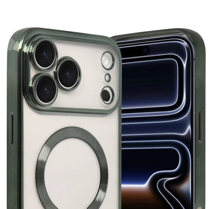 iPhone 17 Pro Max Kross Magneticsafe Kapak Kılıf - Koyu Yeşil 2