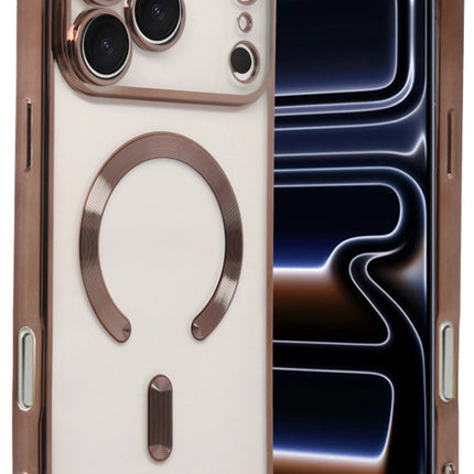 iPhone 17 Pro Max Kross Magneticsafe Kapak Kılıf - Çöl Titanyum