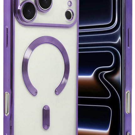 iPhone 17 Pro Max Kross Magneticsafe Kapak Kılıf - Mor