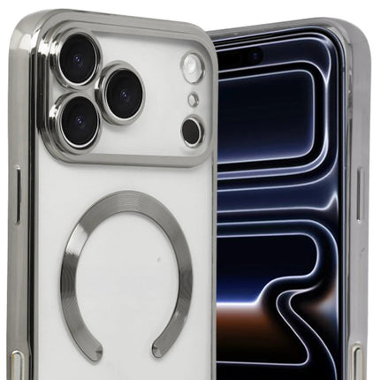 iPhone 17 Pro Max Kross Magneticsafe Kapak Kılıf - Gümüş 2