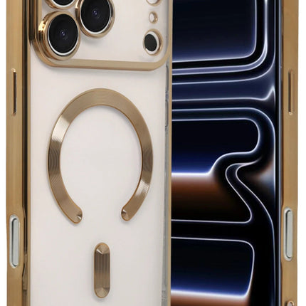 iPhone 17 Pro Max Kross Magneticsafe Kapak Kılıf - Gold
