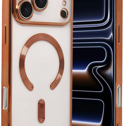 iPhone 17 Pro Max Kross Magneticsafe Kapak Kılıf - Turuncu