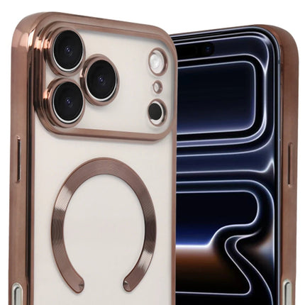 iPhone 17 Pro Max Kross Magneticsafe Kapak Kılıf - Çöl Titanyum 2