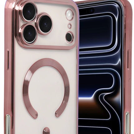 iPhone 17 Pro Max Kross Magneticsafe Kapak Kılıf - Rose 2