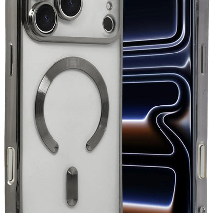 iPhone 17 Pro Max Kross Magneticsafe Kapak Kılıf - Titan Gri