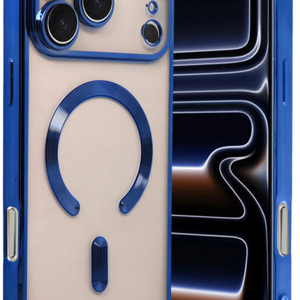 iPhone 17 Pro Max Kross Magneticsafe Kapak Kılıf - Lacivert