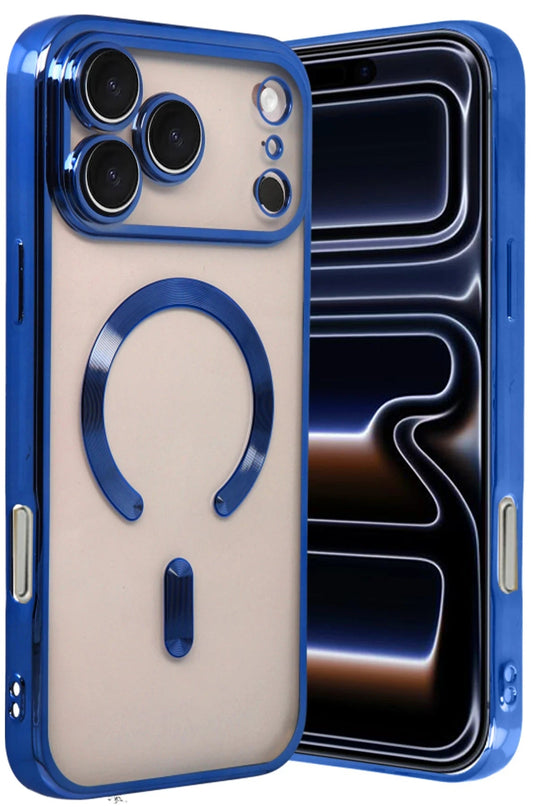 iPhone 17 Pro Max Kross Magneticsafe Kapak Kılıf - Lacivert