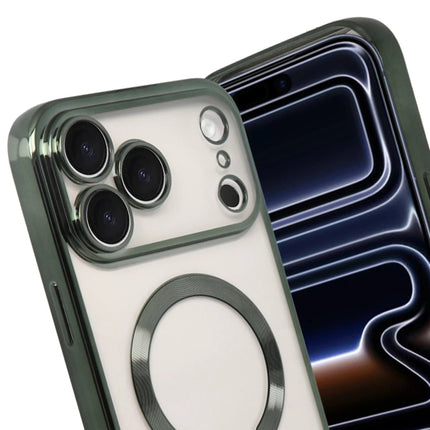 iPhone 17 Pro Max Kross Magneticsafe Kapak Kılıf - Koyu Yeşil 3