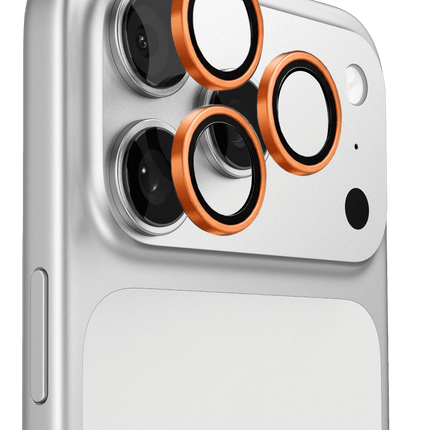iPhone 17 Pro Max Lensguard AR Anti Glare Kamera Lens Koruyucu - Turuncu
