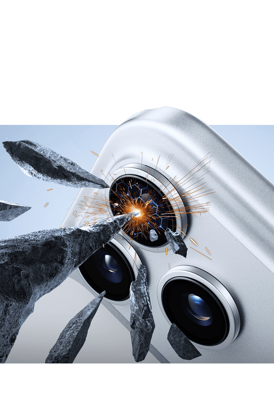 iPhone 17 Pro Max Lensguard AR Anti Glare Kamera Lens Koruyucu - Gümüş 3