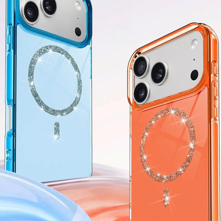 iPhone 17 Pro Max Live Diamond Magsafe Kapak Kılıf - Siyah 5