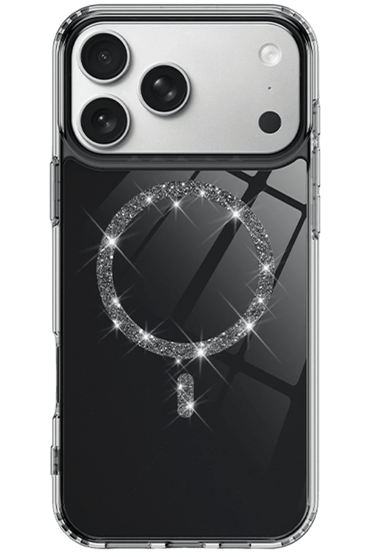 iPhone 17 Pro Max Live Diamond Magsafe Kapak Kılıf - Siyah 2