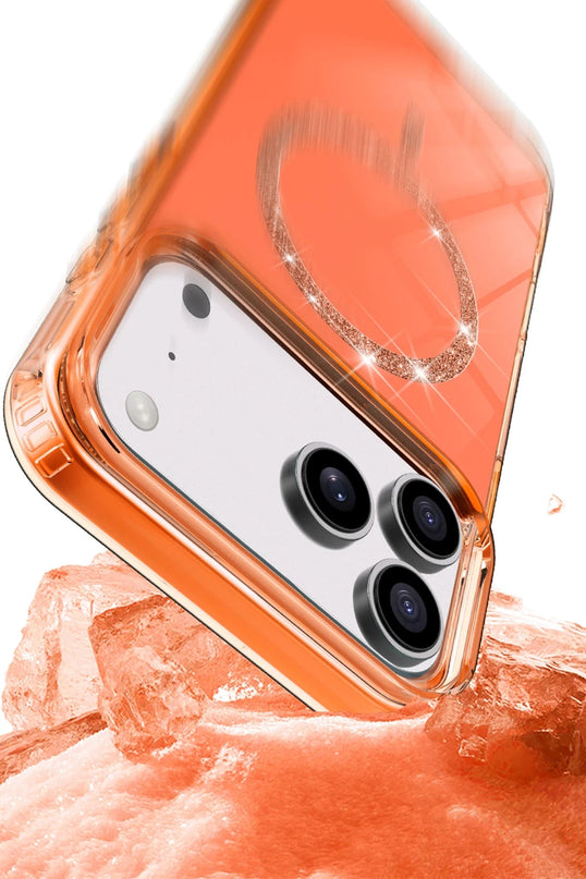 iPhone 17 Pro Max Live Diamond Magsafe Kapak Kılıf - Siyah 4