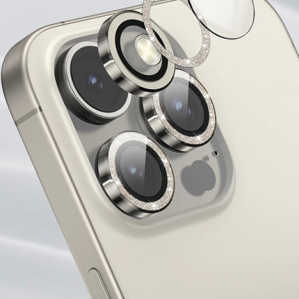 iPhone 17 Pro Max Maria Simli Kamera Lens Koruyucu - Natural Grey 3