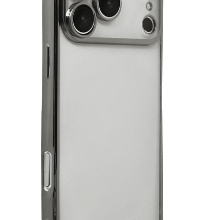 iPhone 17 Pro Max Razer Lensli Silikon Kılıf - Titan Gri 2