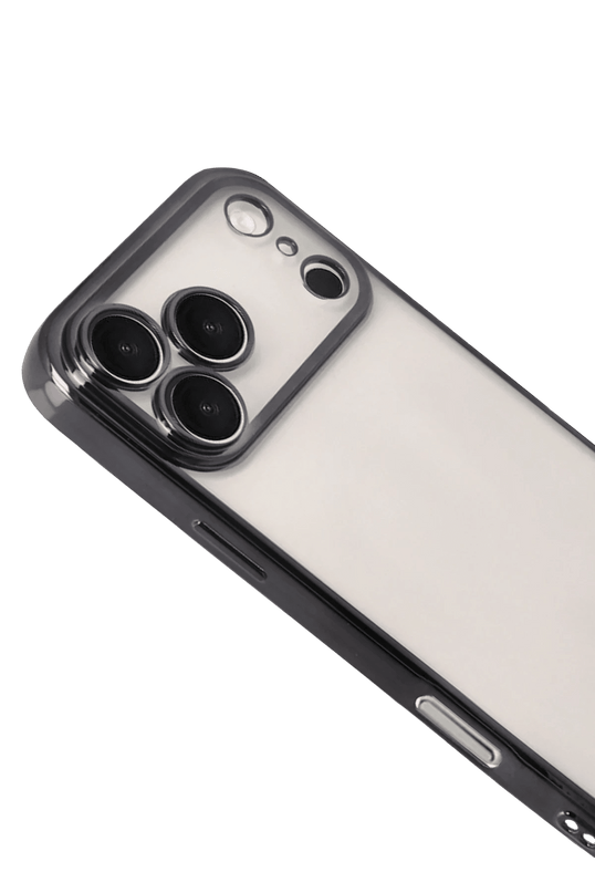 iPhone 17 Pro Max Razer Lensli Silikon Kılıf - Siyah 3