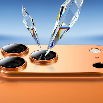 iPhone 17 Pro Max Reggio Kamera Lens - Turuncu 4