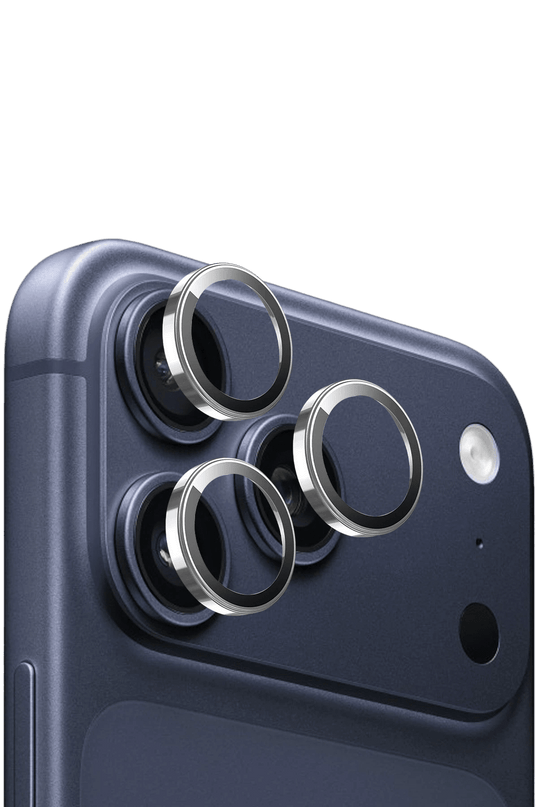 iPhone 17 Pro Max Sapphire PVD Kamera Lens - Gümüş