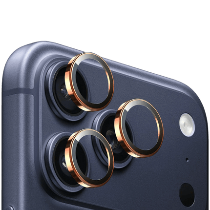 iPhone 17 Pro Max Sapphire PVD Kamera Lens - Turuncu