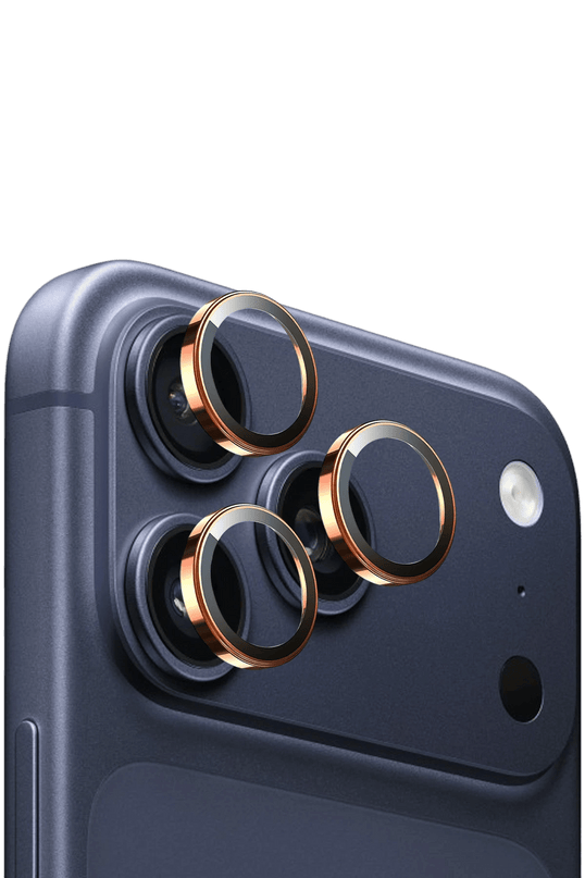 iPhone 17 Pro Max Sapphire PVD Kamera Lens - Turuncu