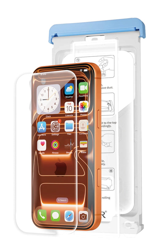 iPhone 17 Pro Max/18 Pro Max 3D Rimless Aligner AutoKit Corning Glass Ekran Koruyucu 2